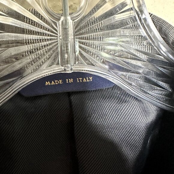 BROOKS BROTHERS Fitzgerald Made Italy Suit Jacket 42L/36 Wool Prince Of Whales - Picture 4 of 12